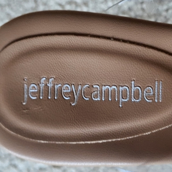 Jeffrey Campbell Drizella Clear Embellished Crystal Mules Pointed Toe Heels Sz 8 - Picture 7 of 9